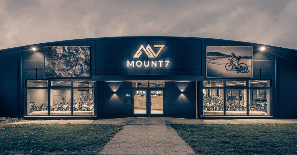 Haupteingang Mount7 - Fahrradladen in Freiburg