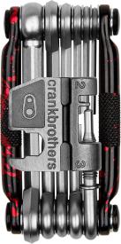 Crankbrothers Multi-17 Multitool, Splatter Limited Edition black/red