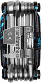 Crankbrothers Multi-17 Multitool, Splatter Limited Edition black/blue