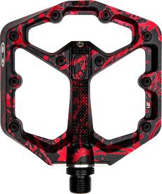 Crankbrothers Stamp 7 Plattform-Pedale Limited Edition black/red - Splatter Limited Edition | Small