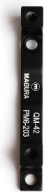 Magura Adapter QM 42 Schwarz | Postmount