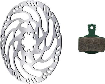 Magura MT eSTOP Optimized Kit 203/C - 7.S: Bremsscheibe MDR-C Grün, Silber