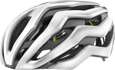 Giant Rev Pro Mips Rennradhelm weiß glänzend metallic | 51-55