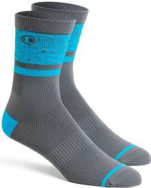 Crankbrothers Icon MTB Socken, Splatter Limited Edition black/blue | 37-42