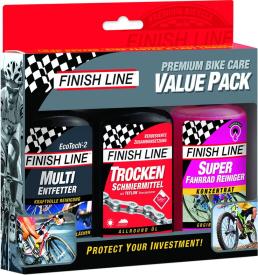 Finish Line Premium Bike Care Value Pack 3x120ml 