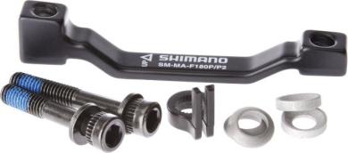 Shimano Scheibenbrems-Adapter von PM-Bremssattel auf PM-Gabel/-Rahmen 180 mm | PM/PM | VR und HR
