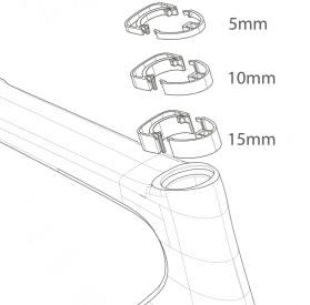 Cannondale Conceal Spacer Kit Schwarz | One Size