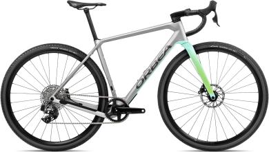 Orbea Terra M31eTeam 1X - 2023 Stone Silver-Ice Green | XL