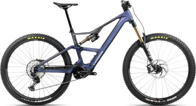 Orbea Rise LT M10 630W - 2025 Tanzanite Carbon View - Carbon Raw | L