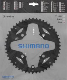 Shimano Kettenblätter Acera FC-M391 Schwarz | 48 Zähne