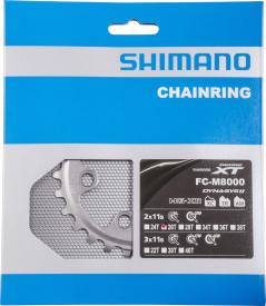 Shimano Kettenblätter Deore XT FC-M8000 2-fach 26 Zähne
