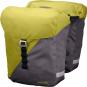lime green / stone grey