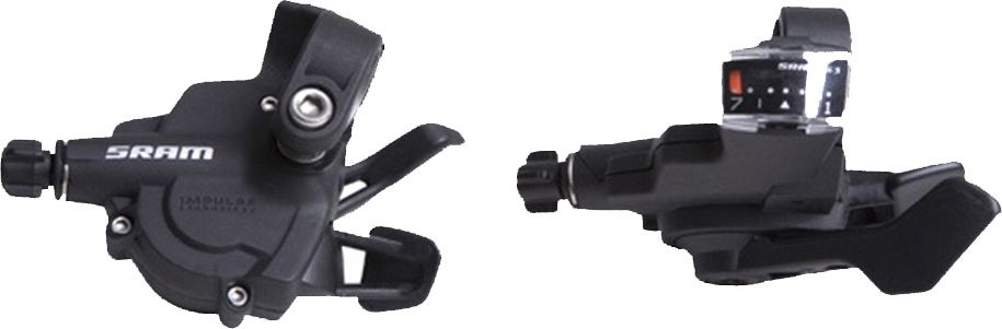 Schalthebel X-3 Trigger Set 7-fach Black | 7-fach