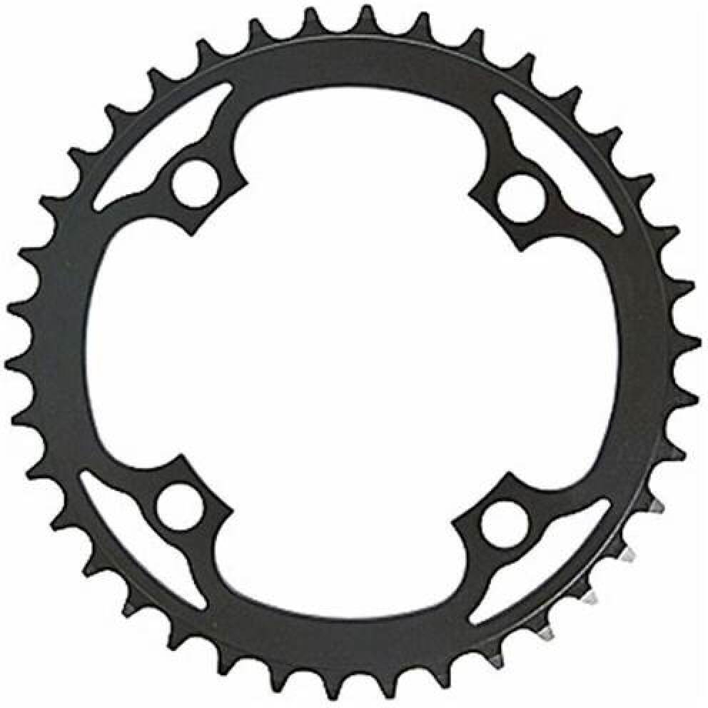 Kettenblatt MTB Singlespeed mattschwarz | 38 Zähne