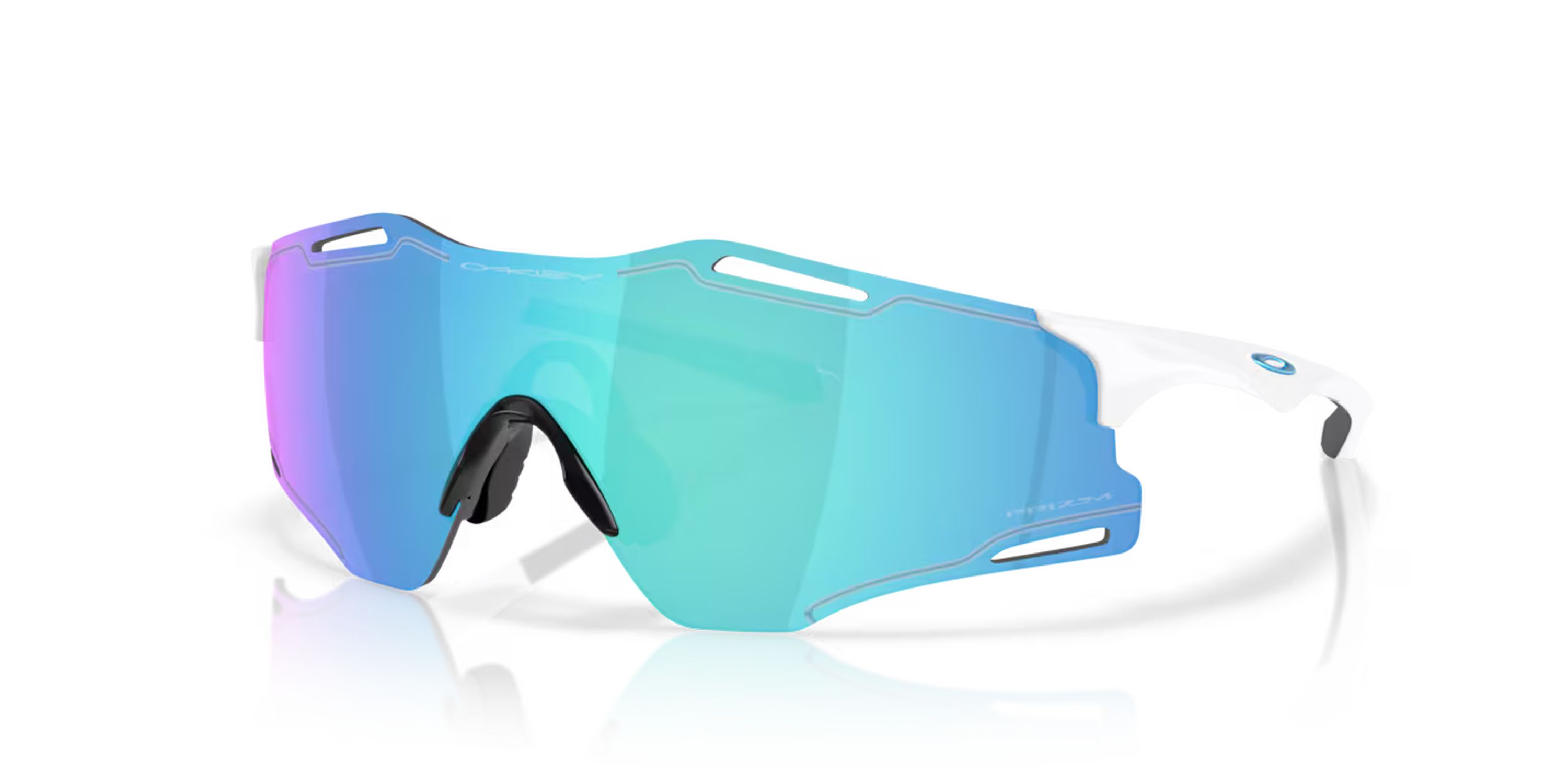 Cybr Zero Weiß glänzend | L | Prizm Sapphire