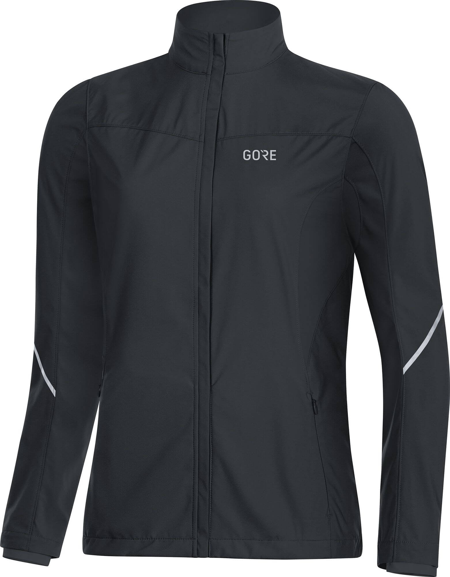 R3 Damen Partial Windstopper Jacke black | 42