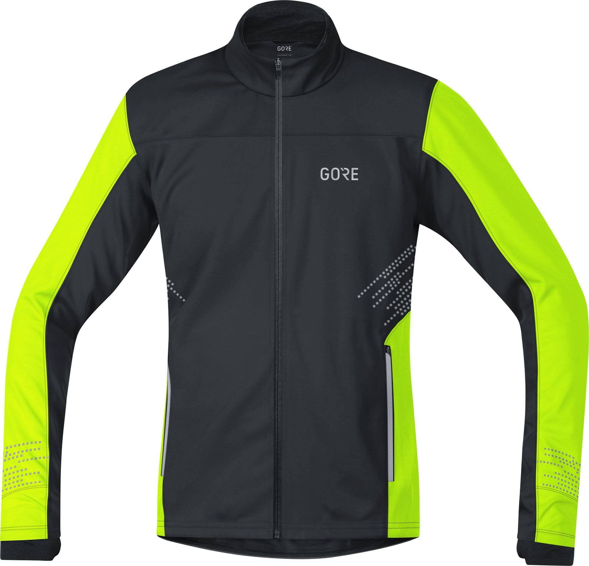 R5 Windstopper Jacke black/neon yellow | XL