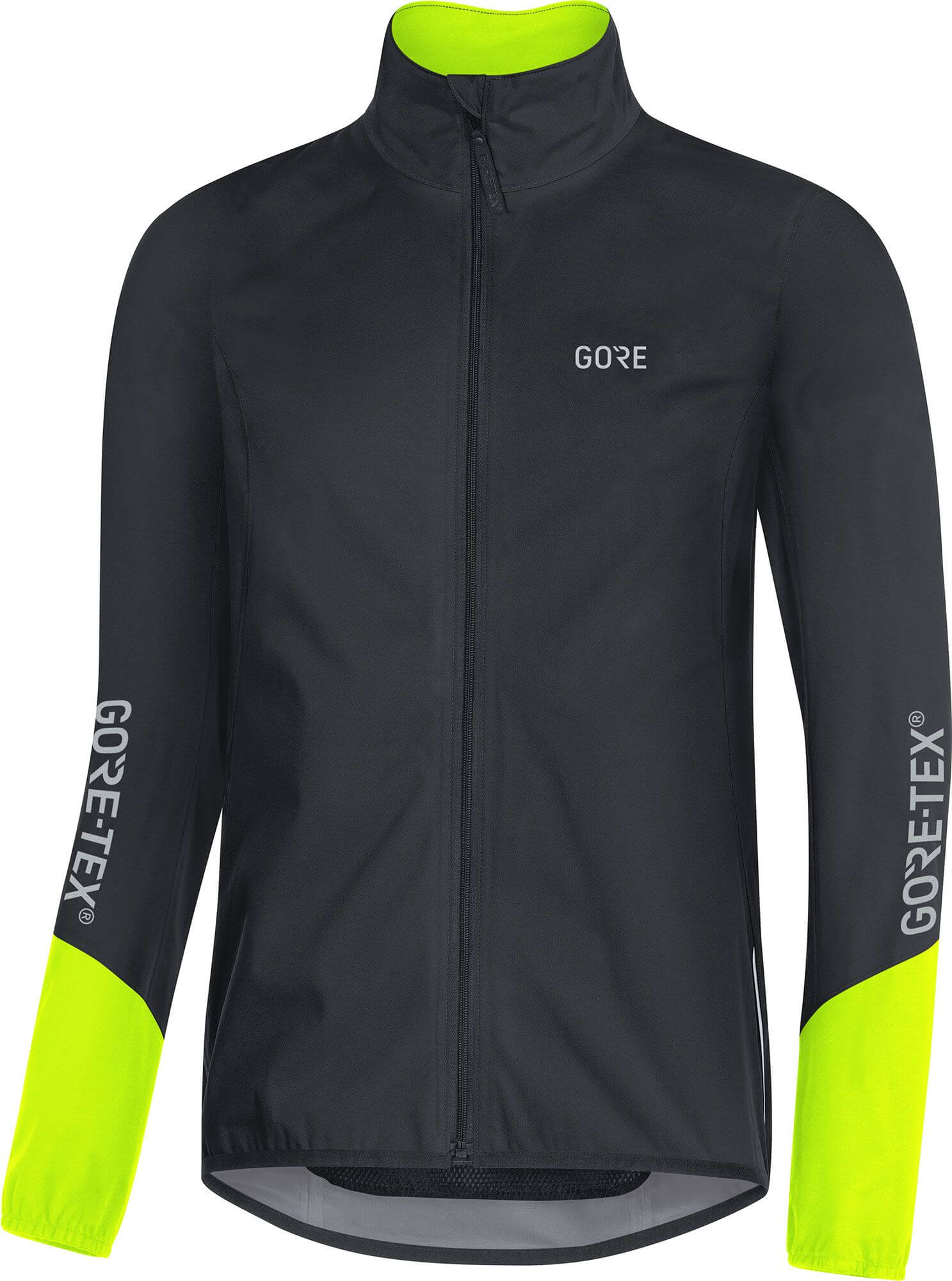 C5 Gore-Tex Active Jacke black/neon yellow | L