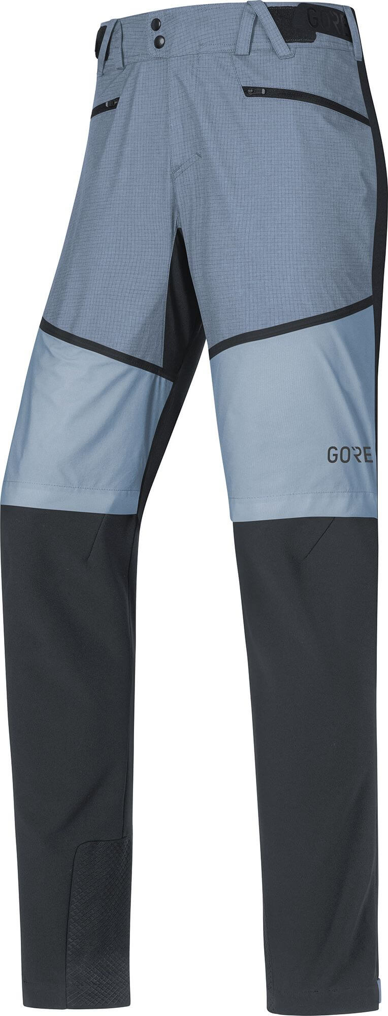 H5 Windstopper Hybrid Hose black/cloudy blue | S