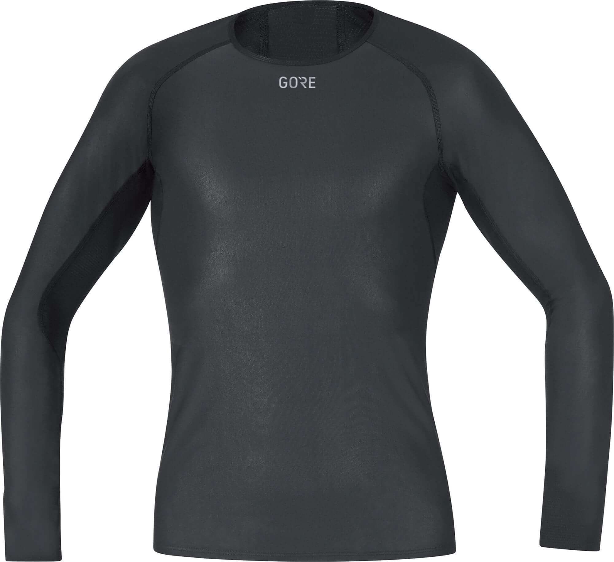 M Windstopper Base Layer Shirt langarm black | M