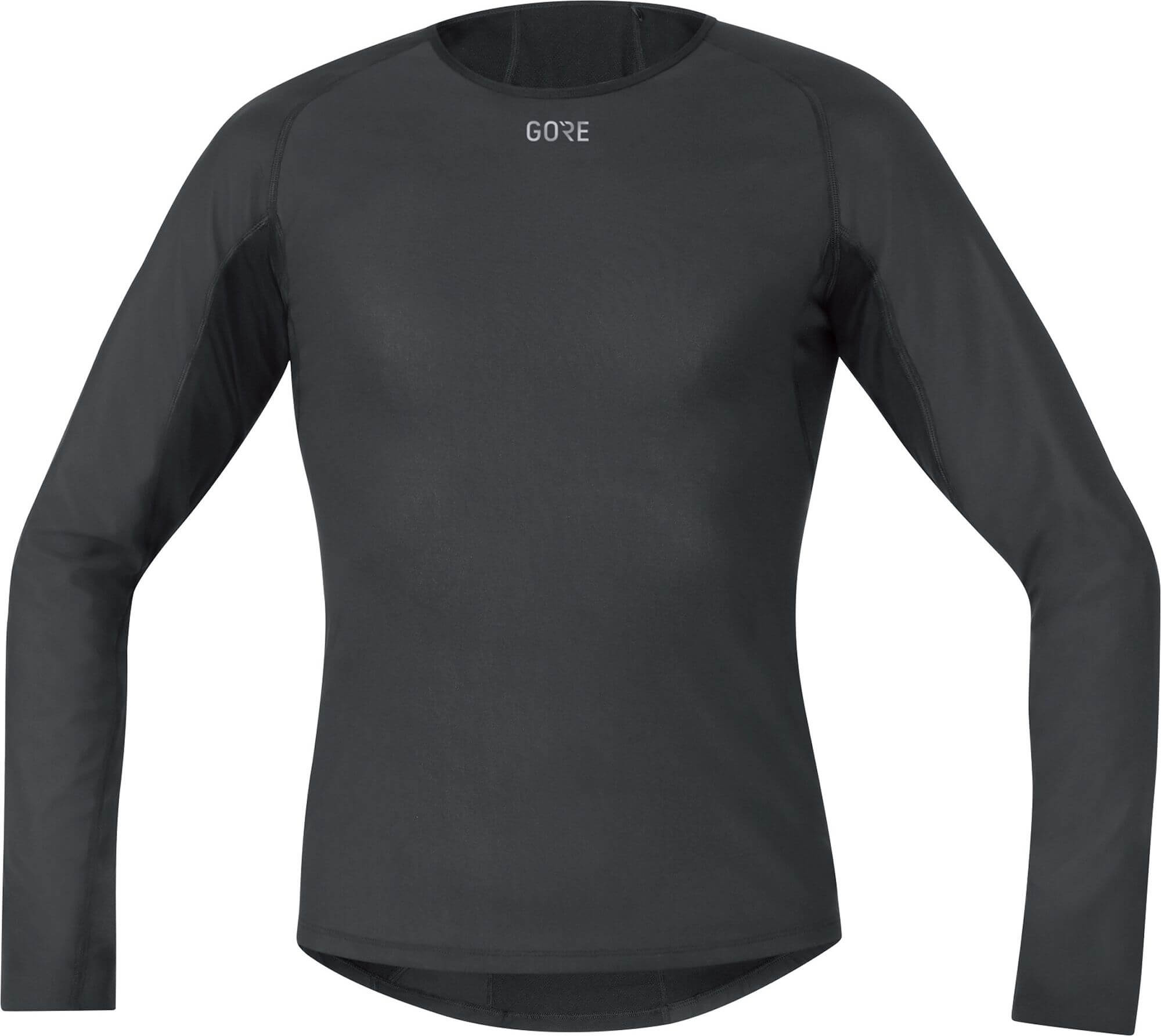 M Windstopper Base Layer Thermo Shirt langarm black | S
