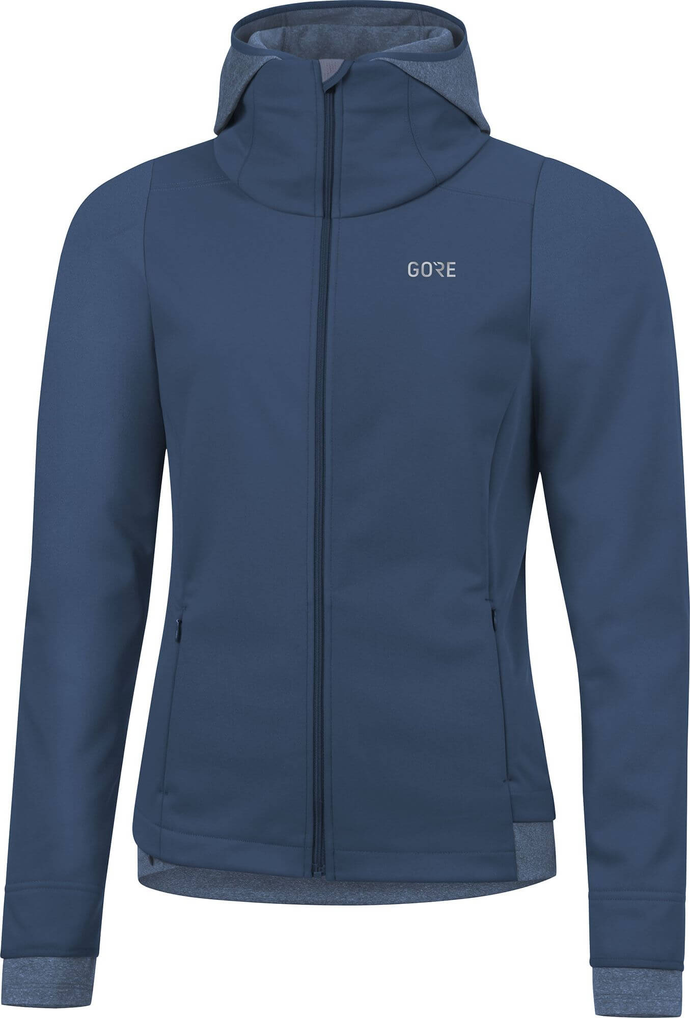 R3 Damen Windstopper Thermo Hoodie deep water blue | 38