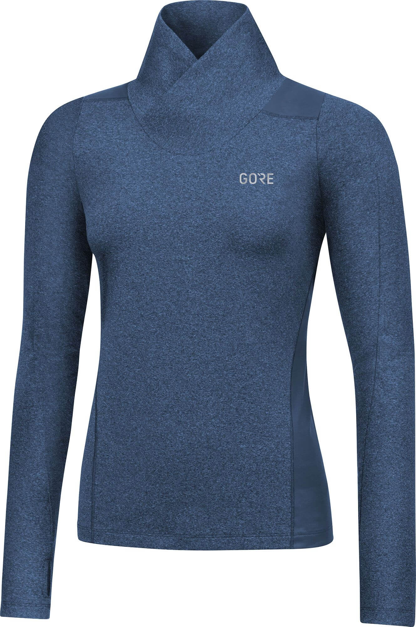 R3 Damen Thermo Shirt langarm deep water blue | 42