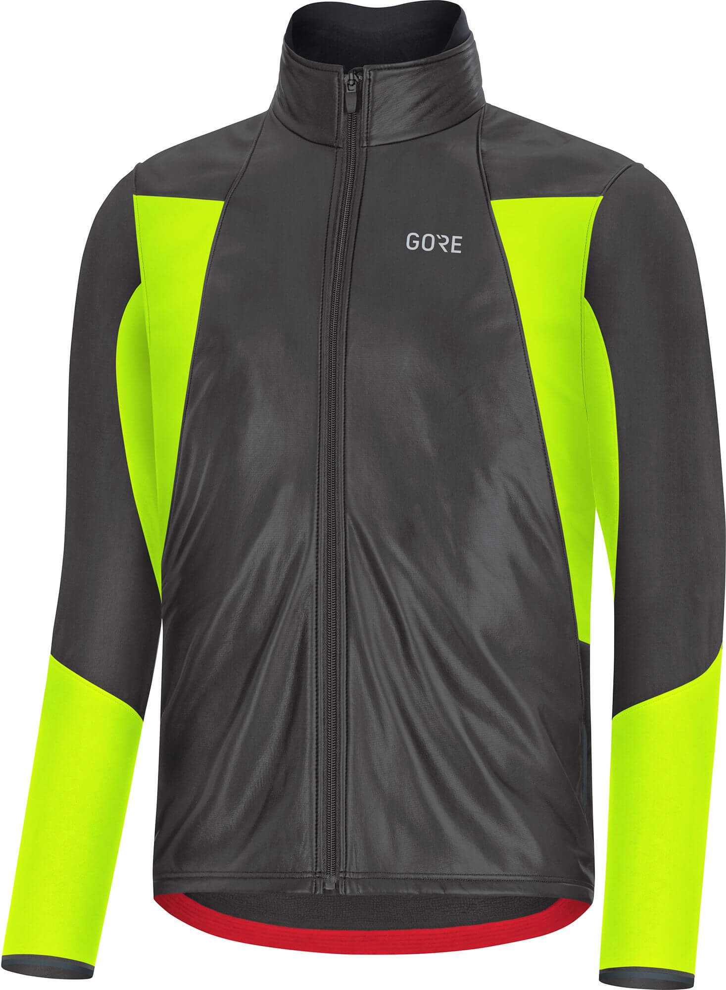 C5 Gore-Tex Infinium Soft Lined Thermo Jacke black/neon yellow | L