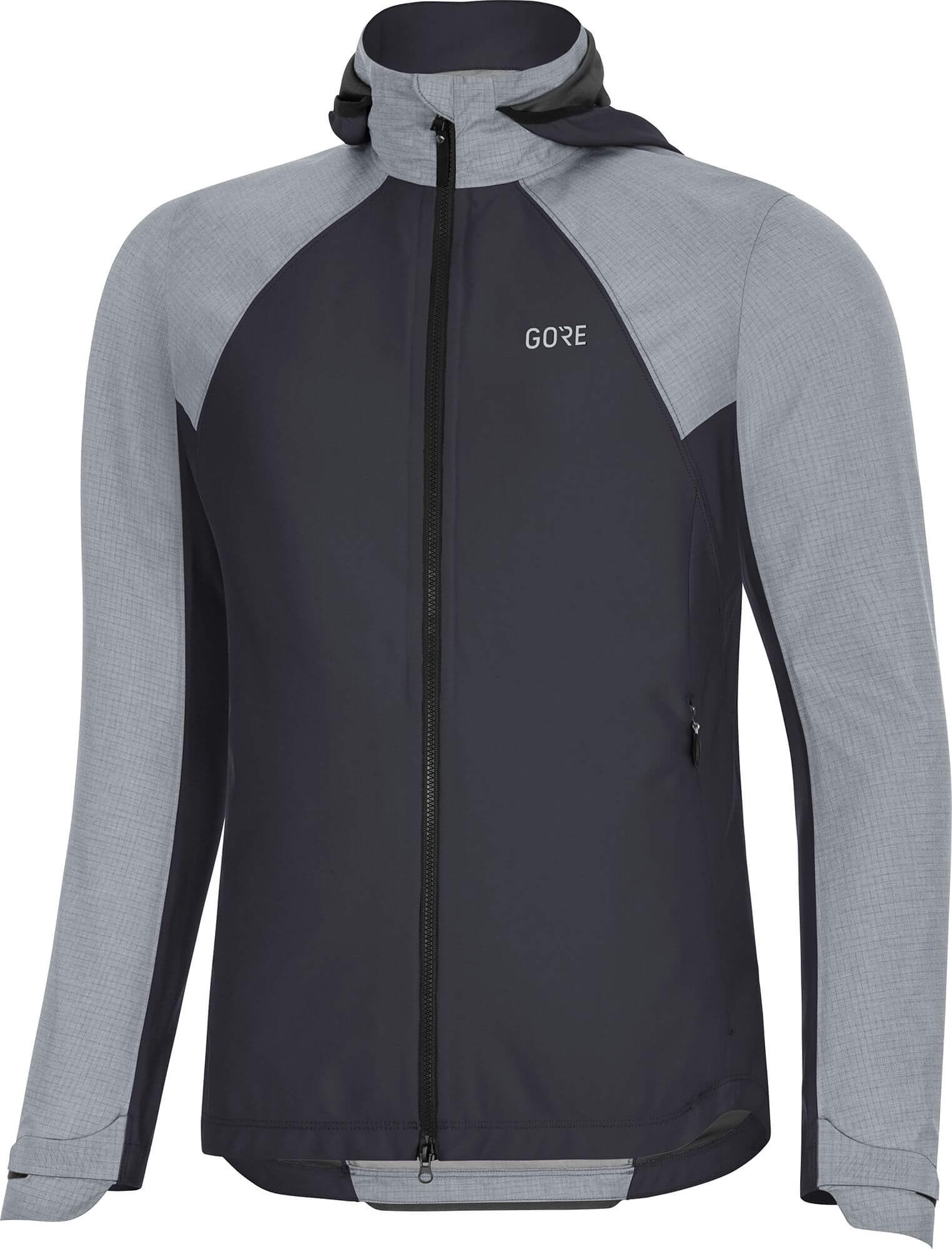 C5 Damen Gore-Tex Infinium Hybrid Kapuzenjacke terra grey | 42