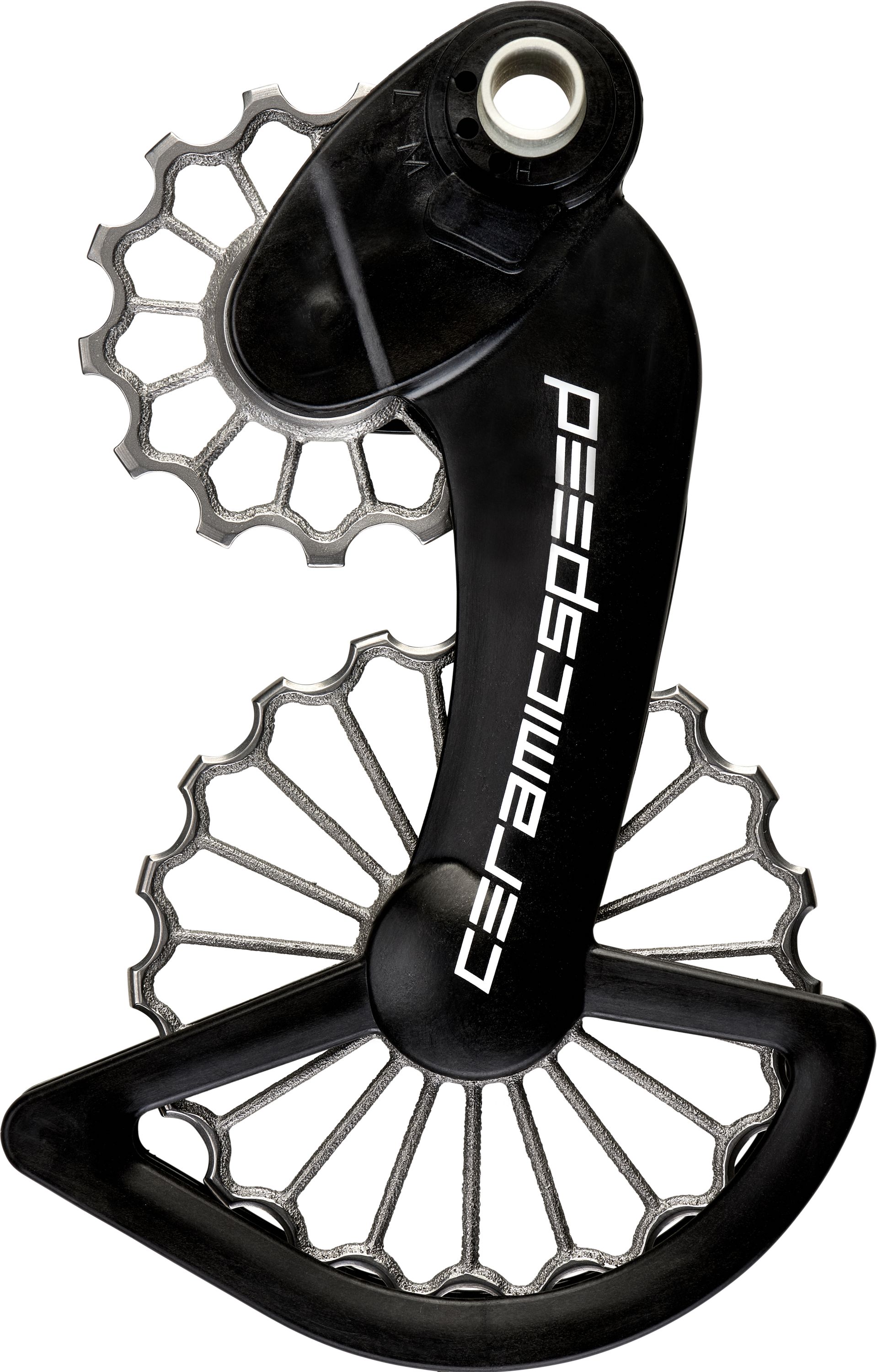 3D Printed Ti OSPW Schaltrollen-System für Campagnolo 11-fach mechanisch EPS Titanium | coated | 13+19