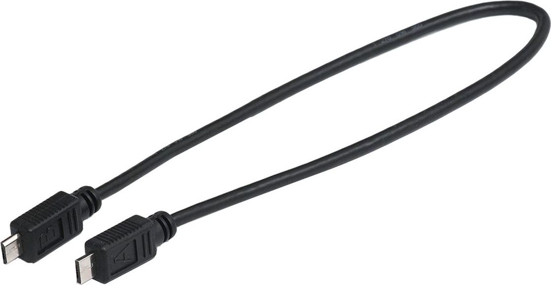 USB-Ladekabel Micro A – Micro B 300 mm | Für Intuvia, Nyon BUI275 und Kiox, 300 mm für Smartphone