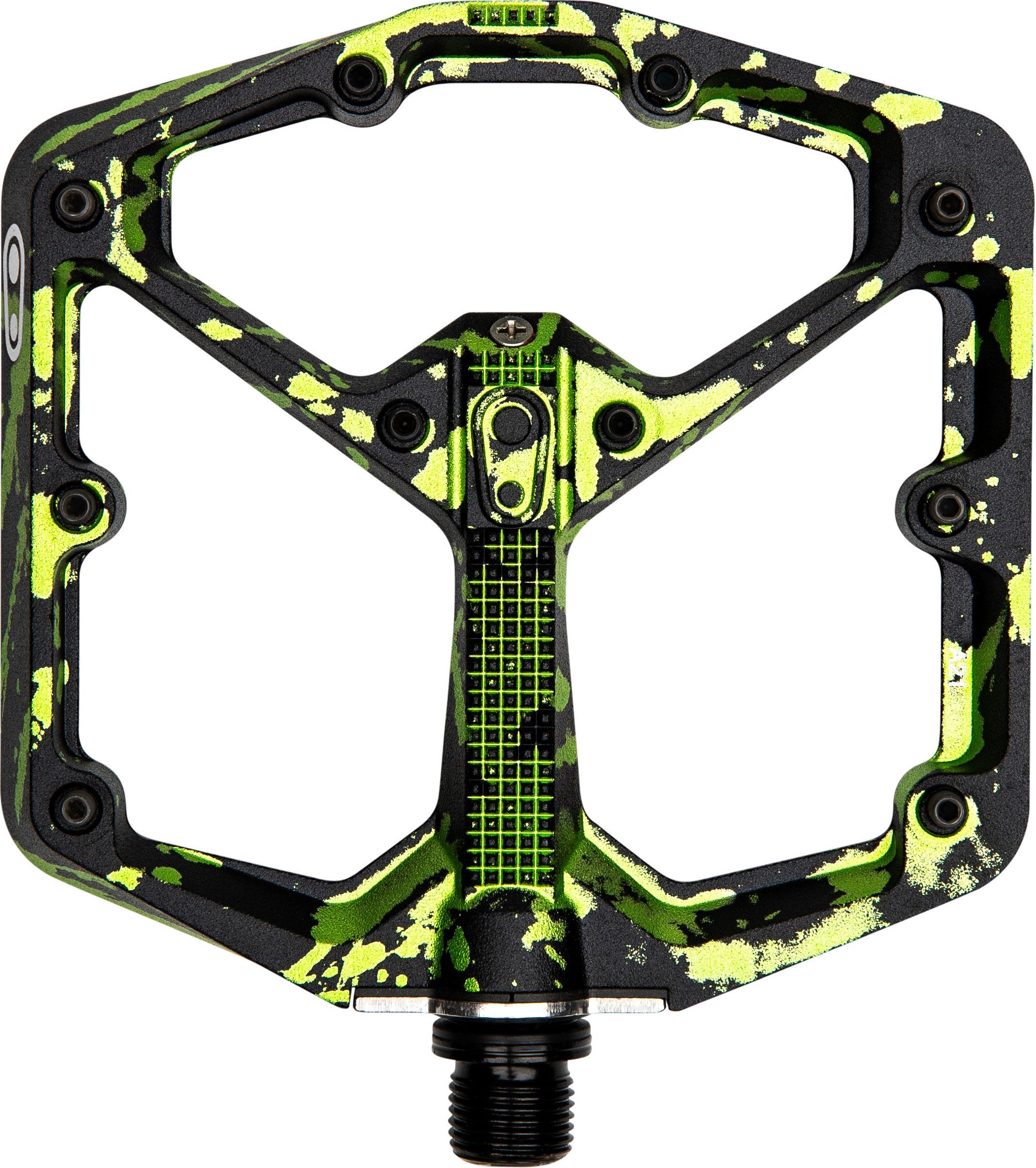 Stamp 7 Plattform-Pedale Limited Edition black/lime green - Splatter Limited Edition | Large