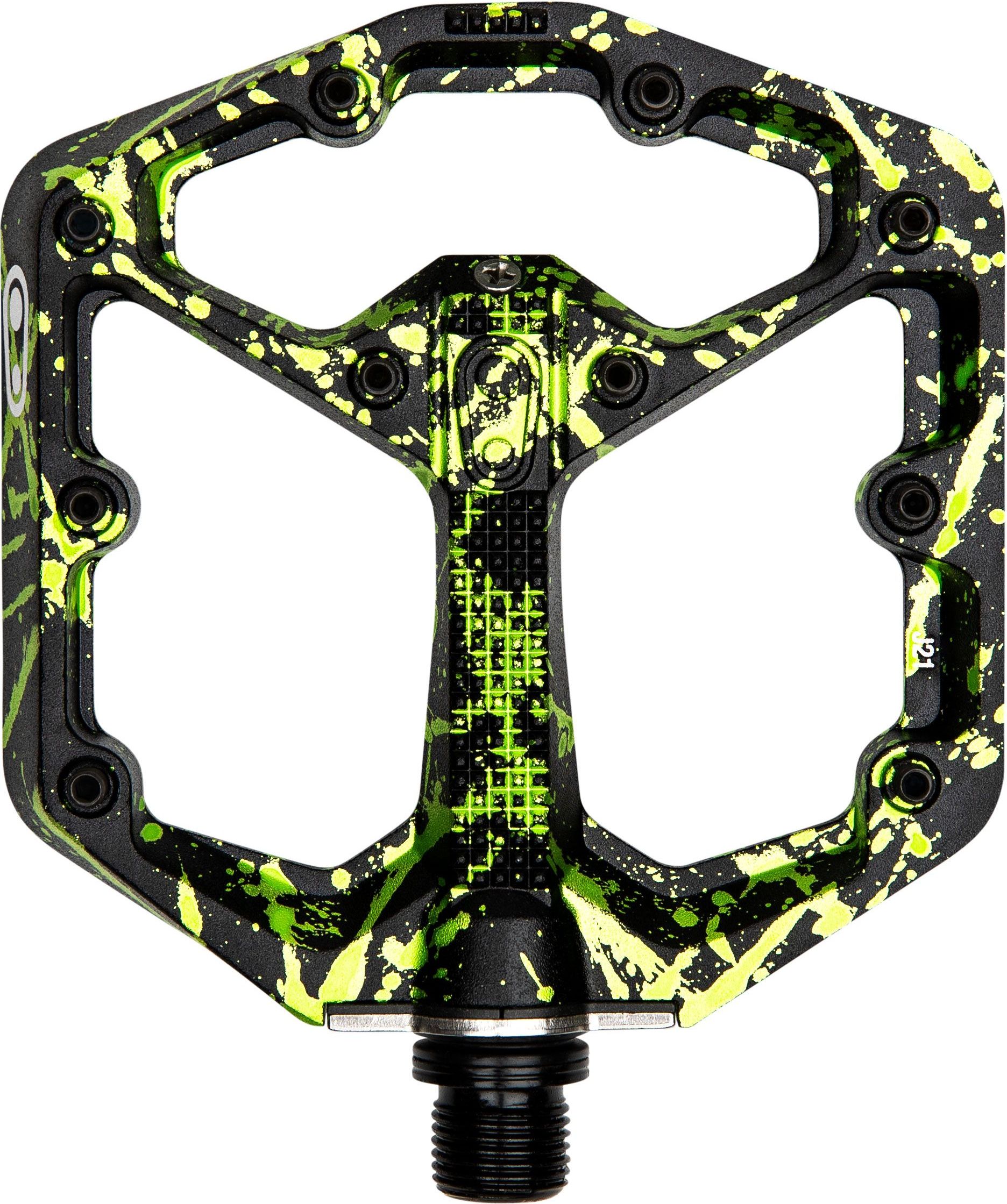 Stamp 7 Plattform-Pedale Limited Edition black/lime green - Splatter Limited Edition | Small