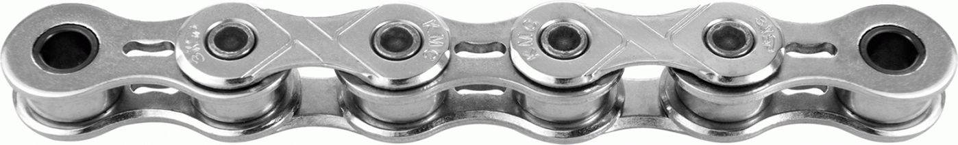Kette X101 1-fach silber | 112 Glieder