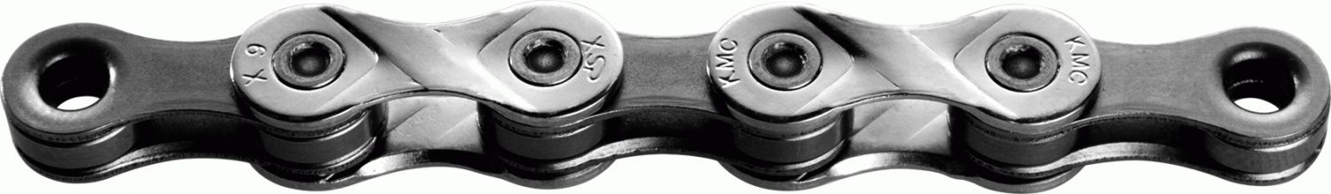 Kette X8 50m Rolle 8-fach silber/grau | 3936 Glieder