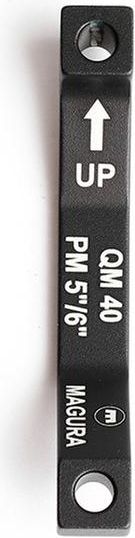 Adapter QM 40 Schwarz | Postmount | 180mm, 160mm