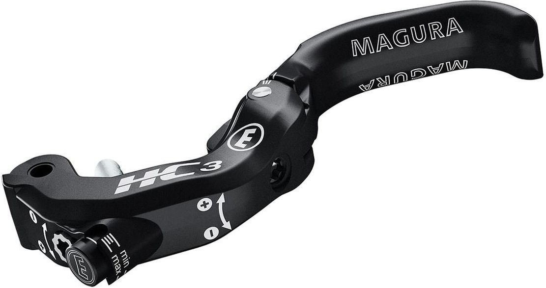 Bremshebel HC3 1-Finger Aluminium-Hebel Schwarz, Weiß | Reach Adjust mit Werkzeug