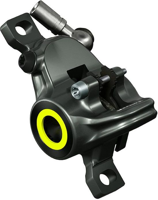 Bremszange MT8 SL Mystisches Grau, Neongelb | Blende neon rot u. neon gelb | Postmount