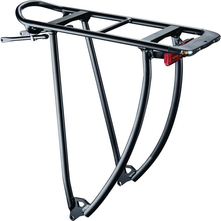 Gepäckträger Shine Evo Standard schwarz | 28" | für Nabendynamo