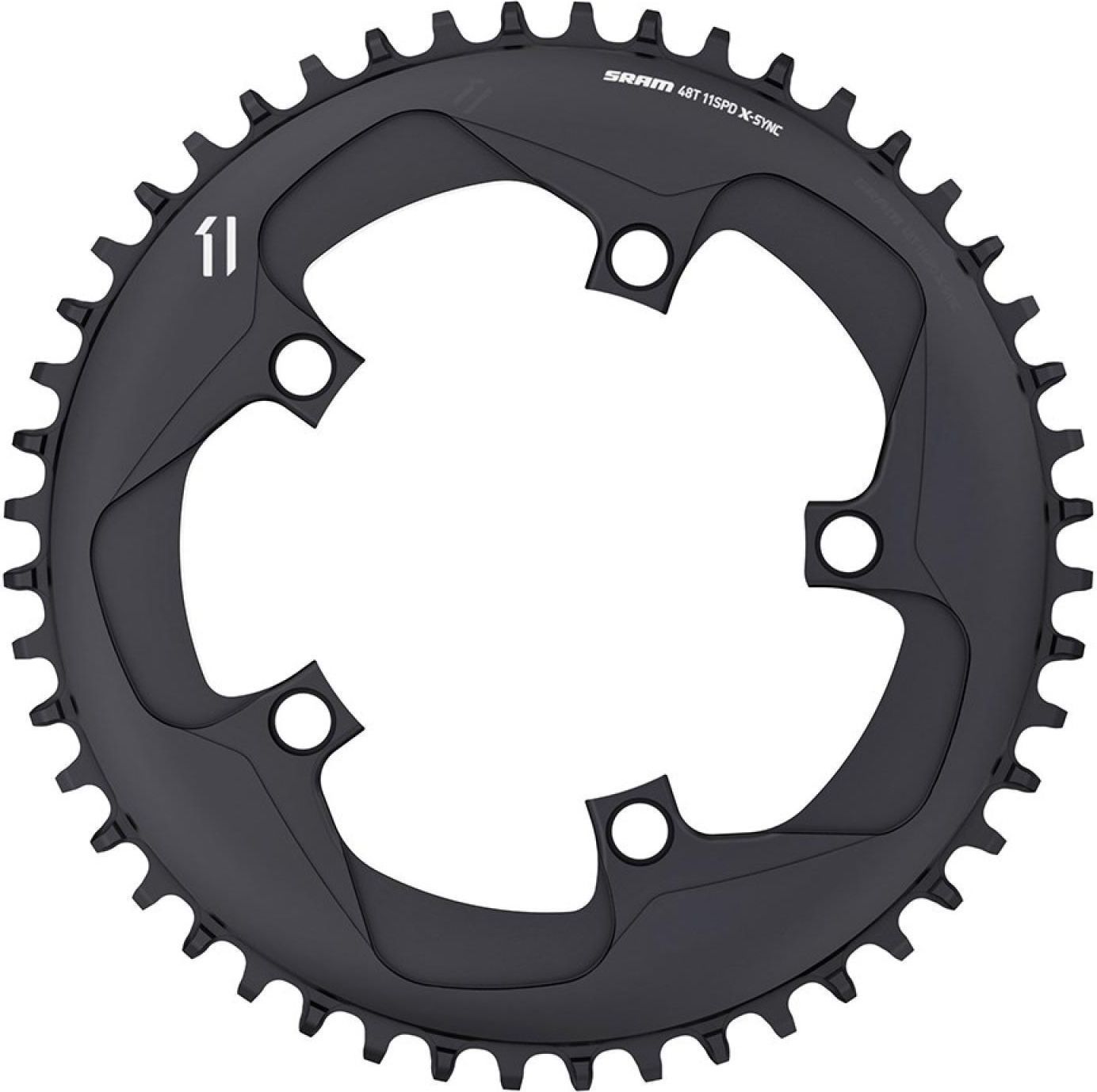 Kettenblatt X-Sync Road 5-Loch schwarz | 110mm | 44
