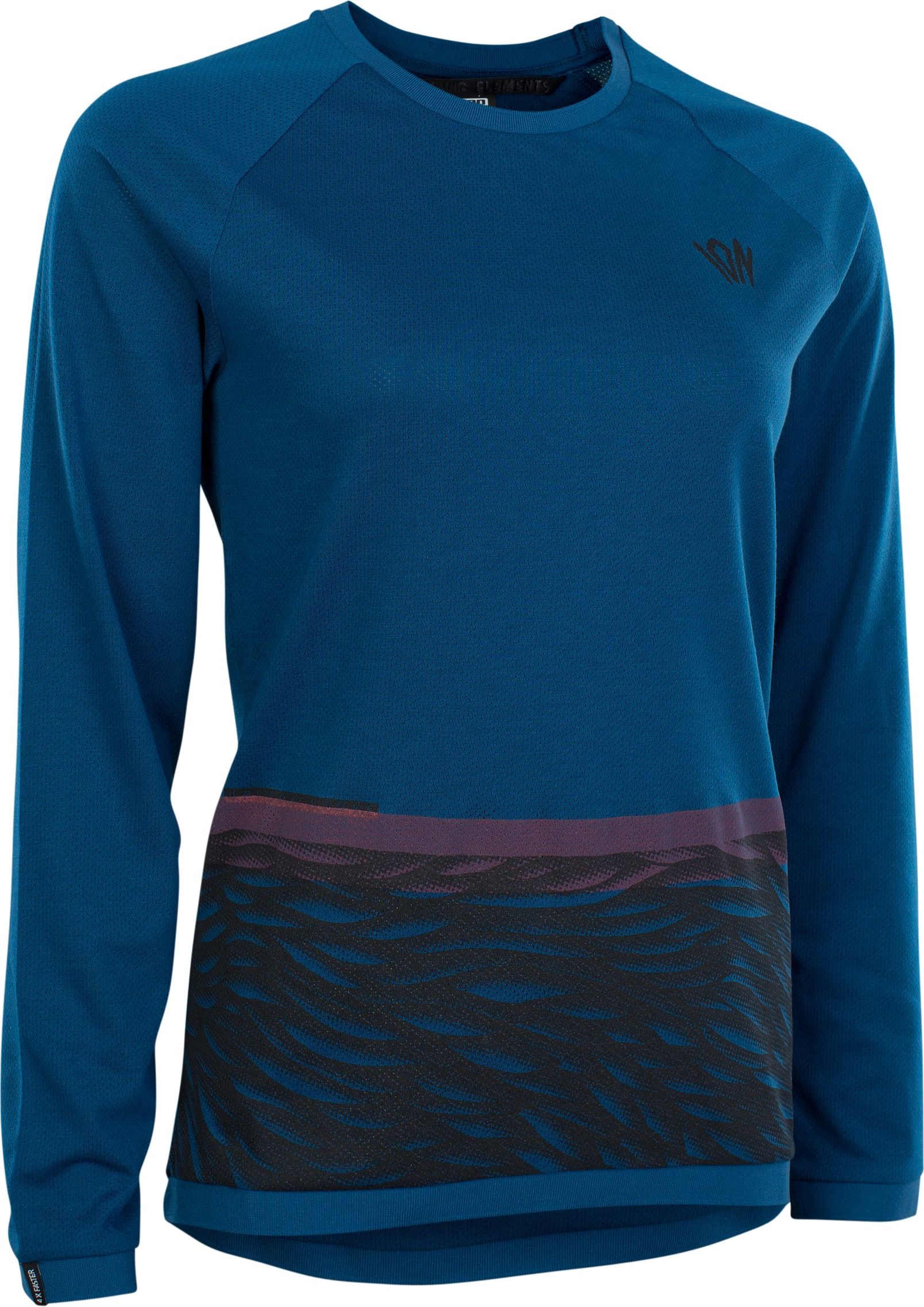 Tee LS Seek WMS ocean blue | L (40)