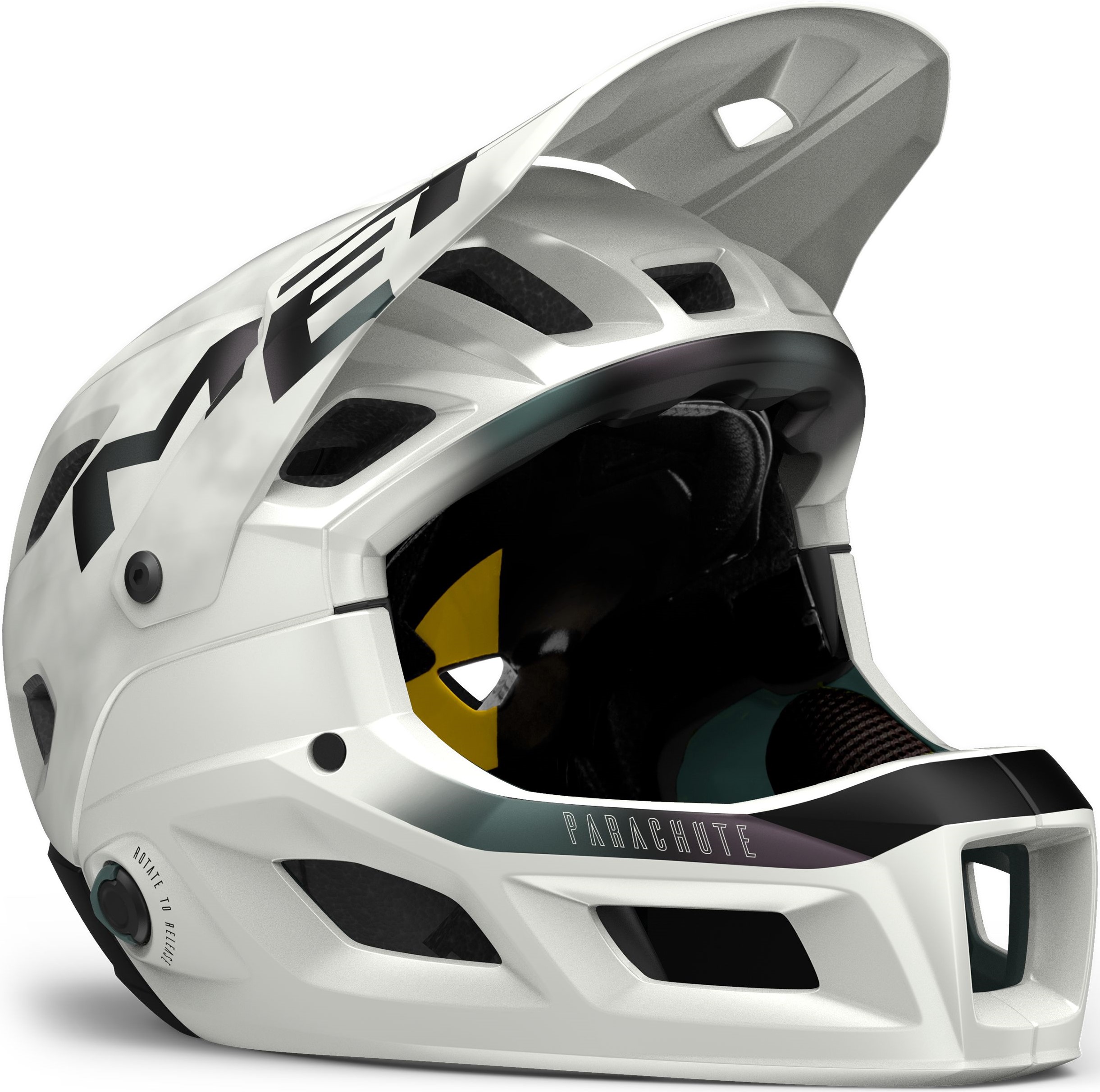 Parachute MCR MIPS white iridescent matt | M (56-58 cm)