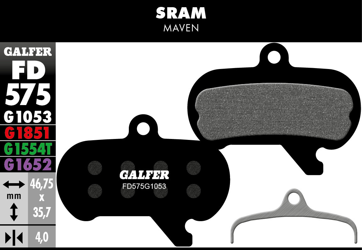 Performance Bremsbelag (SRAM Maven) 