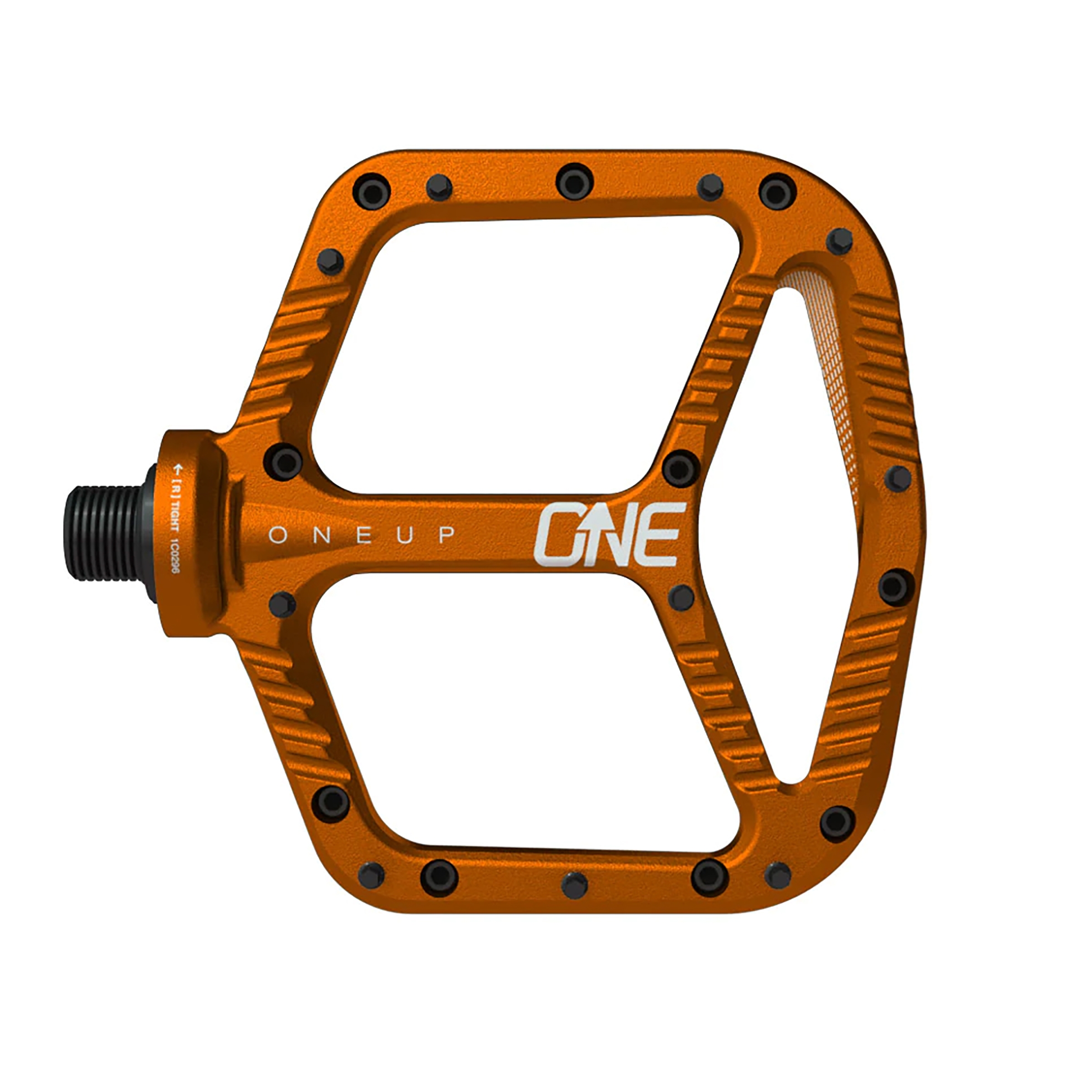 Flat Pedale Aluminum orange