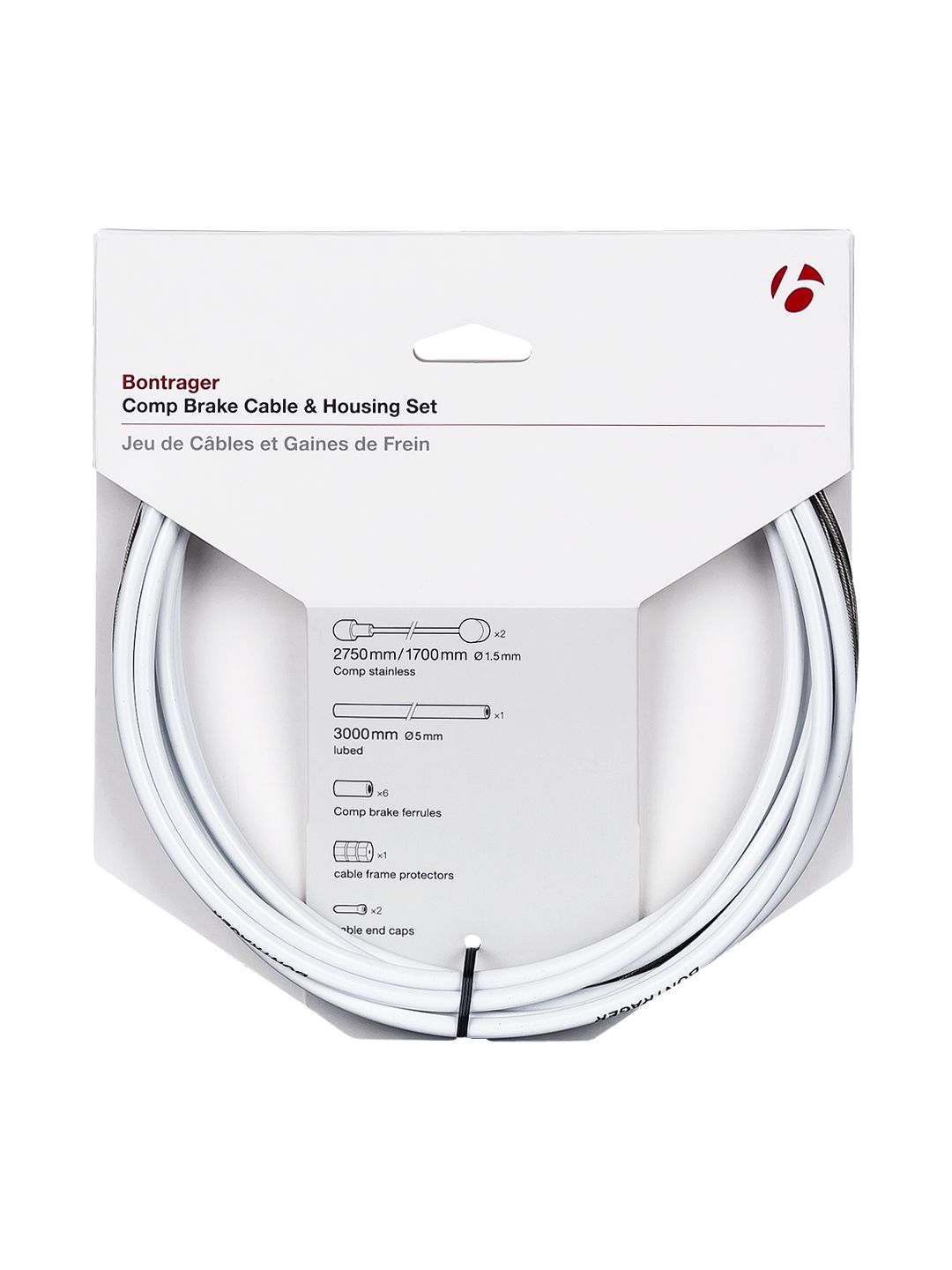 Comp Bremszug/Zughüllen-Set White | One size