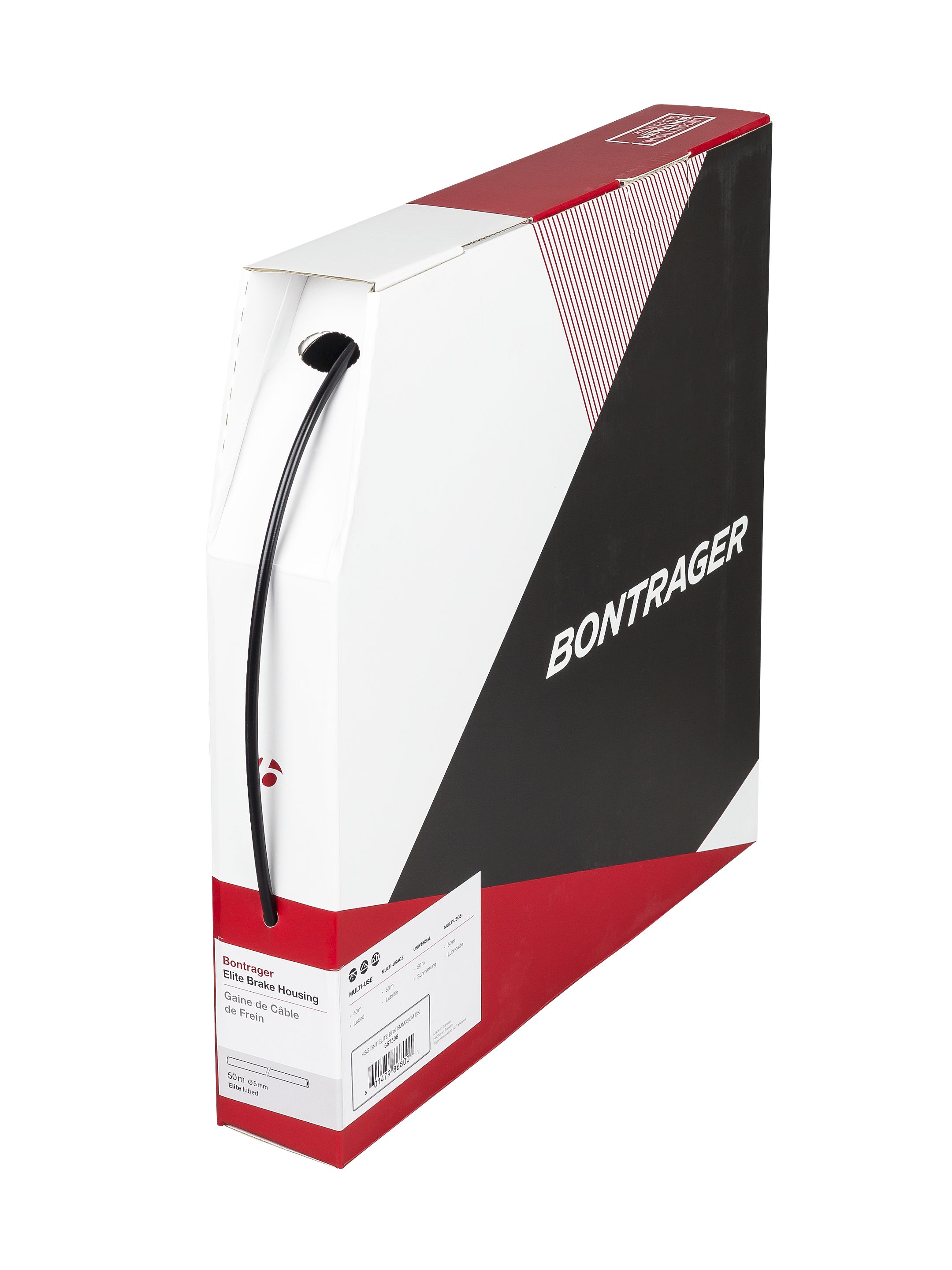Elite Bremszughülle - 50 m Box Black | Großpackung