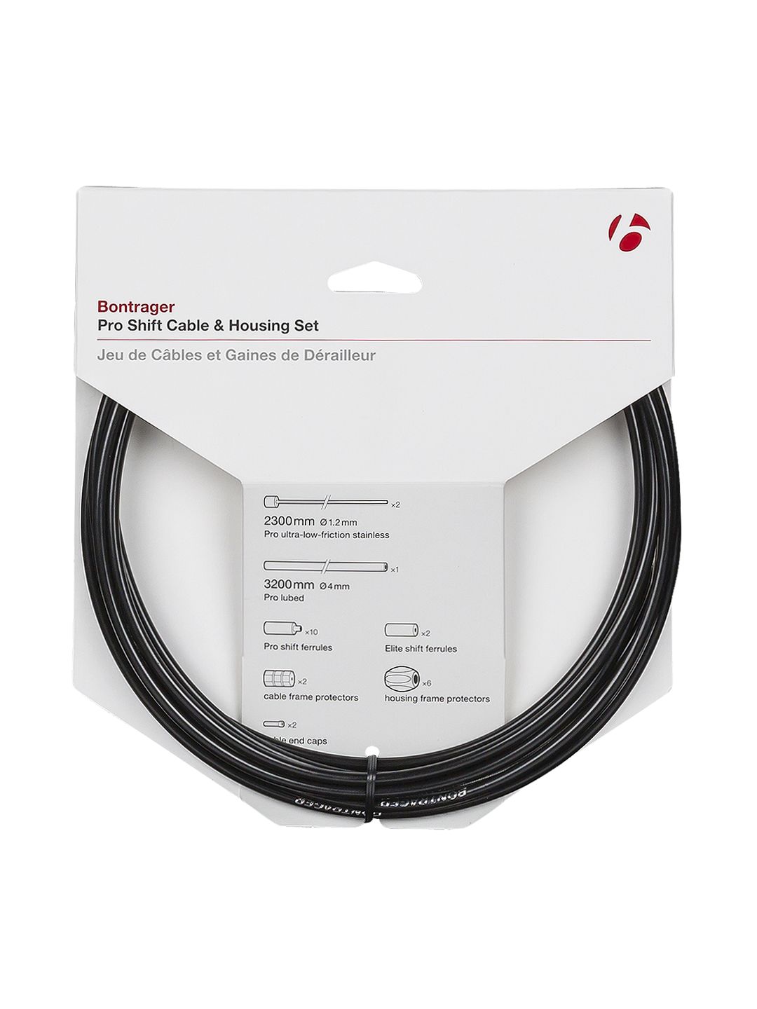 Pro Schaltzug/Zughüllen-Set Black | One size