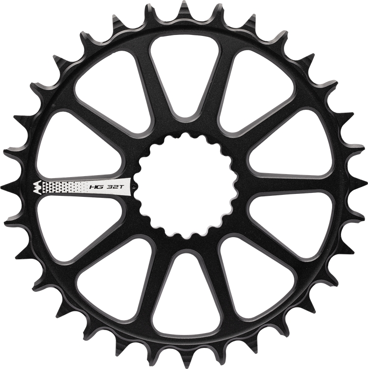 SpideRing 10 Arm 55 CL Kettenblatt Schwarz | 36 Zähne