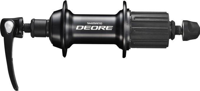 Hinterradnabe Deore Trekking FH-T610 9/10-fach Schwarz | 32 Loch | SSP 168 - 135 mm