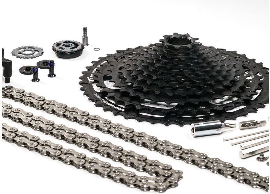 TRS Plus 12-fach Upgrade Kit schwarz | für TRS/LG1 EN Naben | Plus, TRS | inkl. Lager